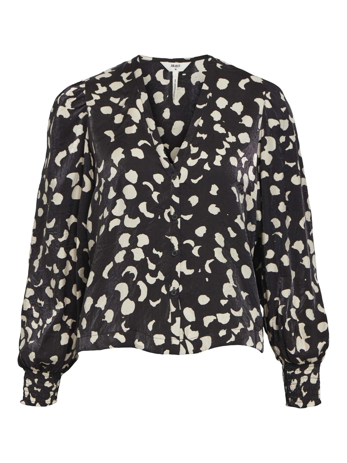 OBJOMIKA T-Shirts & Tops - Black